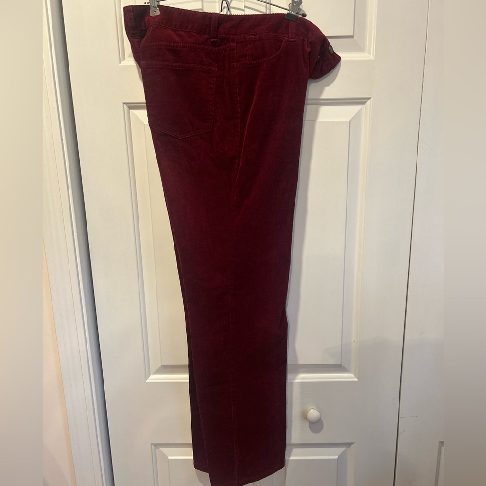 Talbots Burgundy Corduroy Pants- “Heritage” pants. Women’s size 10. Barely worn.
